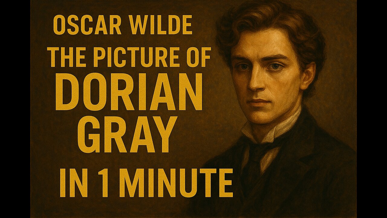 The Picture of Dorian Gray in 1 Minute | Wilde’s Darkest Classic