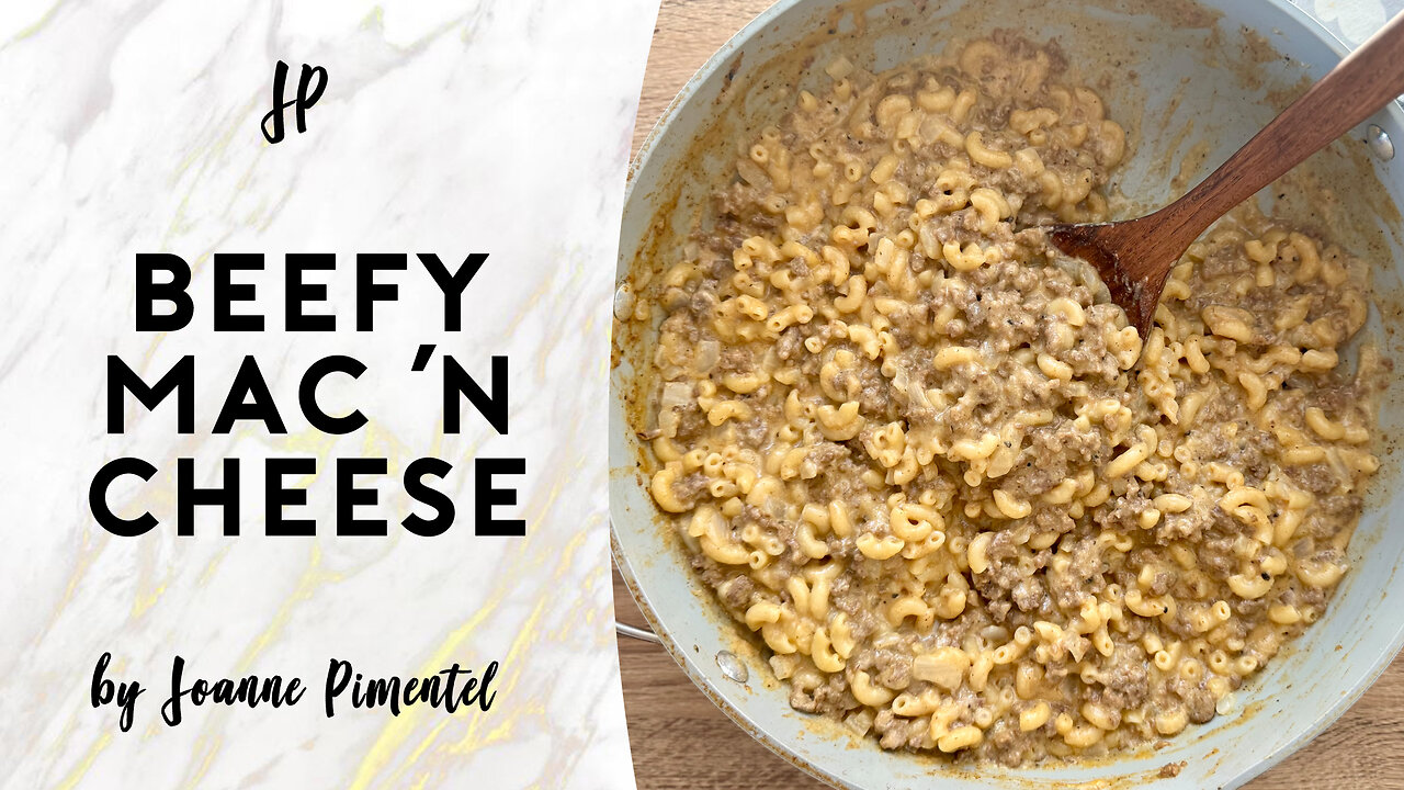 BEEFY MAC AND CHEESE | Homemade Hamburger Helper