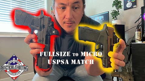 FAILURE RELOAD!! Fullsize Gun to Micro EDC: My USPSA Struggles with the P365 X-Macro