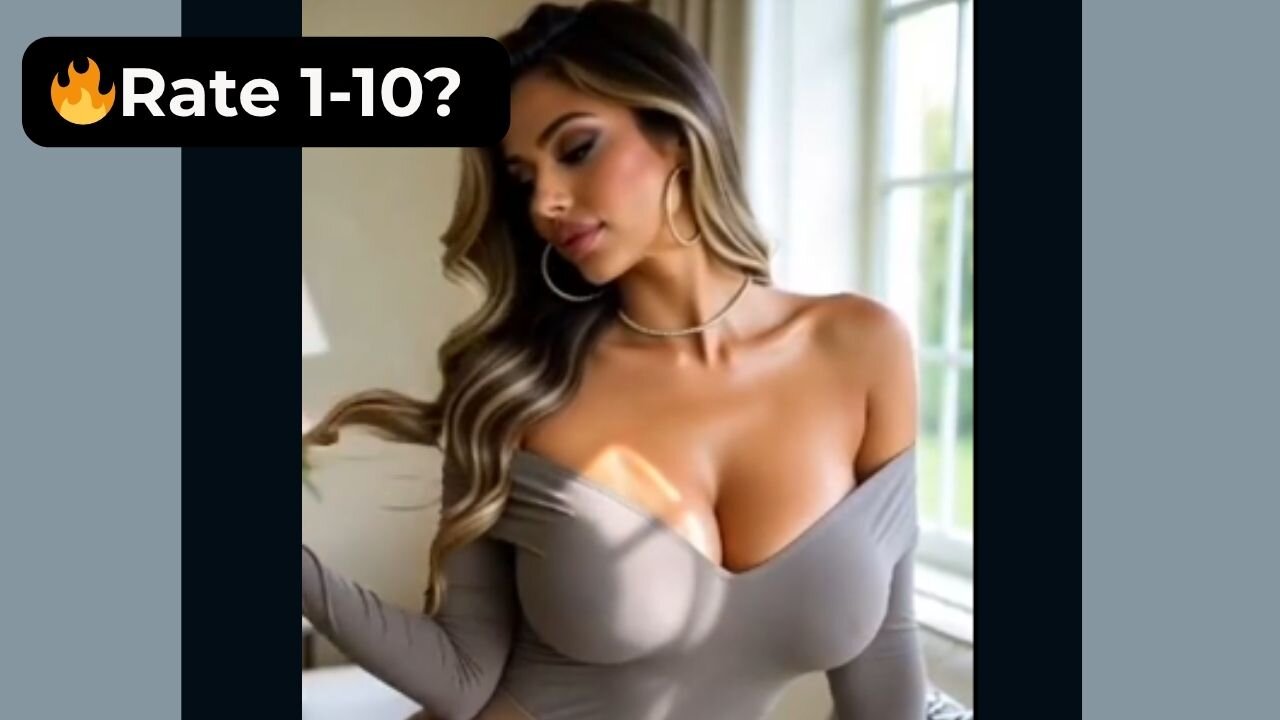 🔥 Rate This Silver Off-Shoulder Top and Leggings 1-10? | Supermodel 4K Glow