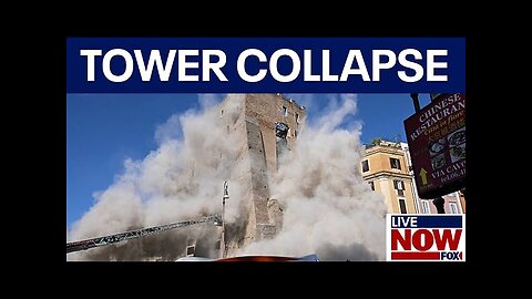 Workers injured in partial tower collapse near Rome's Colosseum