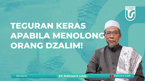 TEGURAN KERAS APABILA MENOLONG ORANG DZALIM!