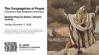 Abraham Prays for Sodom—Genesis 18:16-33