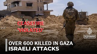 Over 600 Killed In Gaza Israeli Attacks