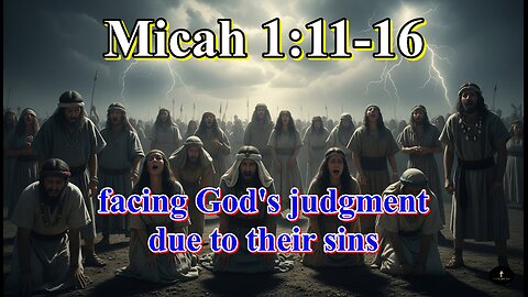 Micah 1:11-16, Saphir and Zaanan are warned of shame