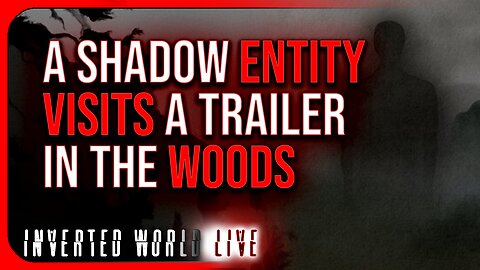 A Shadow Entity Visits a Trailer in the Woods