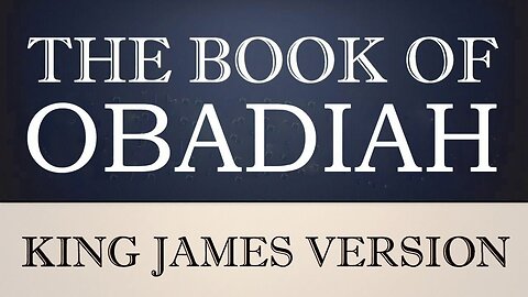 31) The Book of Obadiah