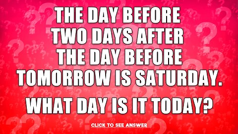 Do you know the answer to this riddle?