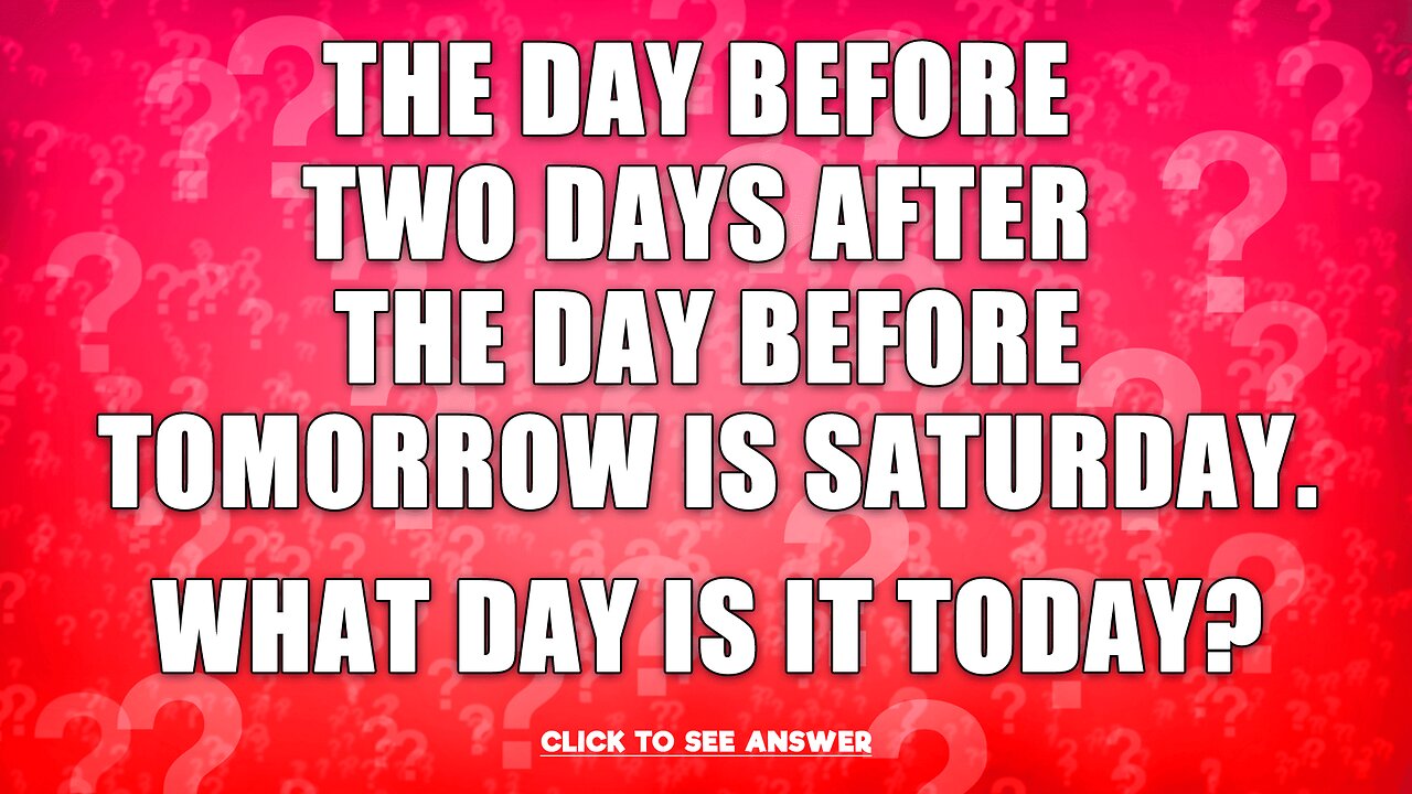 Do you know the answer to this riddle?
