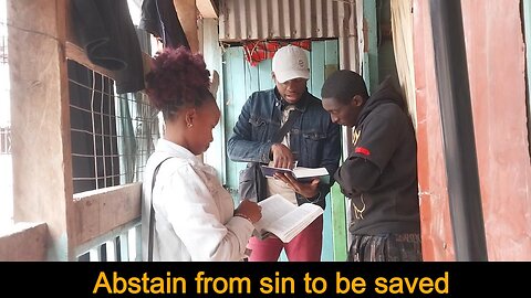 Abstain from sin to be saved - 2025