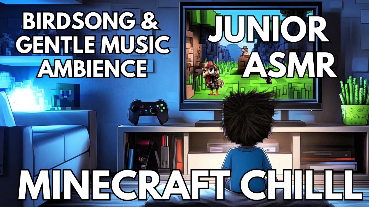 ⛏️ Minecraft Music & Sounds Ambience | Nature Sounds & Calming Game Music | Junior ASMR