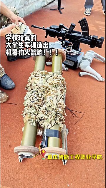 The Chinese have taught robotic dogs to use rocket launchers.