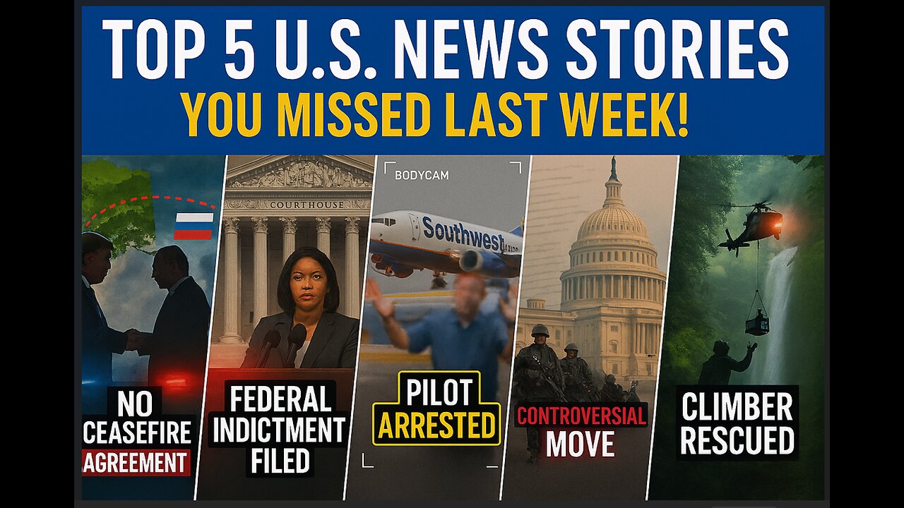 Top 5 U.S. News Stories From Last Week: (August 11 - 16 2025)