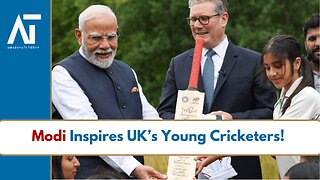 PM Modi Unites India & UK Youth Through Street Cricket | Cultures Connect | Amaravati Today
