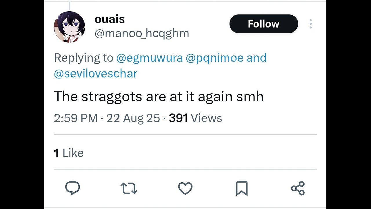 Autistic Militia vs @manoo_hcqghm