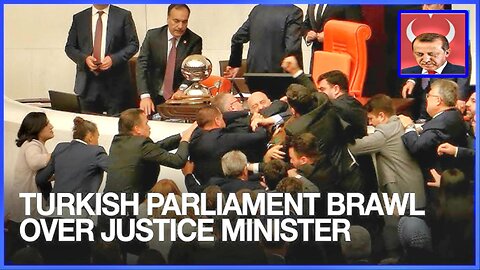 Brawl Erupts in Turkish Parliament after JD Vance's Appeasement of Antichrist Turkey