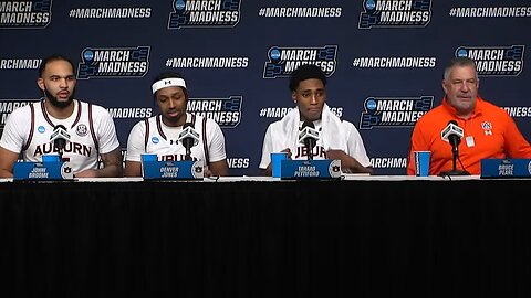 Auburn Second Round Postgame win Press Conference - 2025 NCAA Tournament