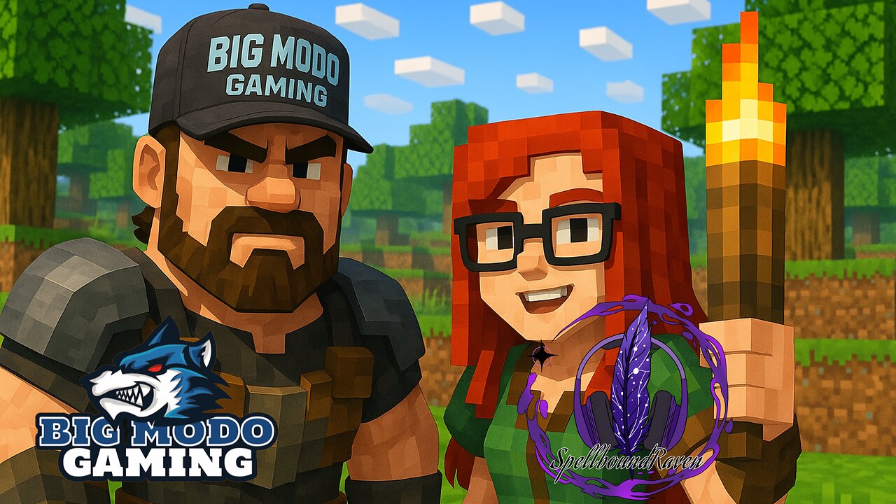Big Modo’s First Time Back in Minecraft (Xbox) – Collab with Spellbound Raven!