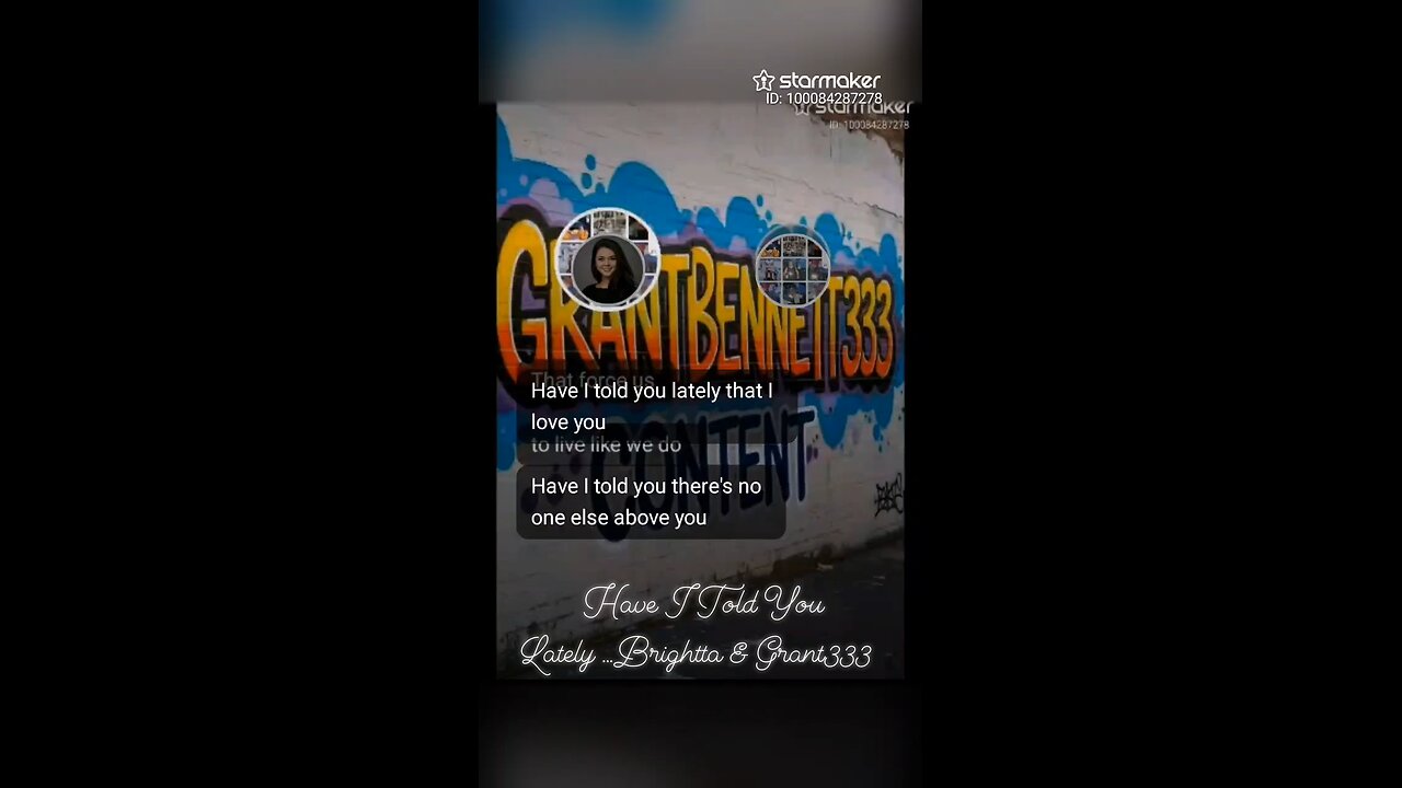 Have I told you lately I love you. Duet.