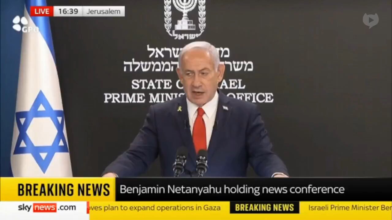 Benjamin Netanyahu says an Israeli ground invasion of Gaza is “the best way to end the war.”