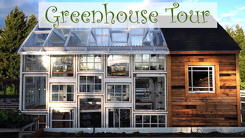 Reclaimed Window Greenhouse Tour