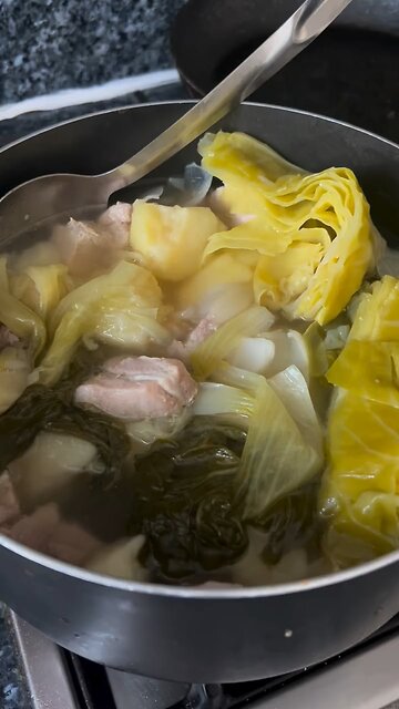 I cooked for mommy Ching Ching nilaga Filipino food