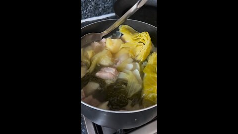I cooked for mommy Ching Ching nilaga Filipino food