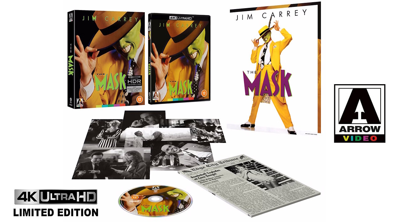 The Mask [Arrow Video 4K UHD Limited Edition] Jim Carrey