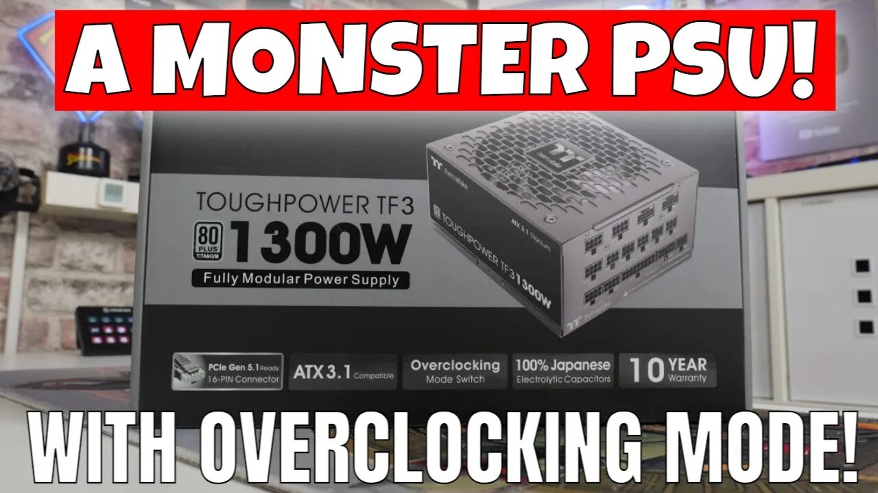 OVERCLOCKING PSU Thermaltake Toughpower TF1300 Dual 12v2x6 Titanium Monster