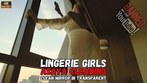 Lingerie Girls Asaya ✨ How to Clean a Mirror Like a Pro Fun Hacks for a Streak-Free Shine! ✨ 4K HD