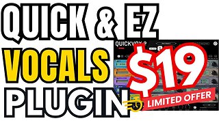 This $19 Vocal Plugin Just Replaced My Whole Vocal Chain! QuickVox QUICK LOOK United Plug-ins