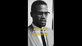 MALCOLM X STANDS FOR PALESTINE
