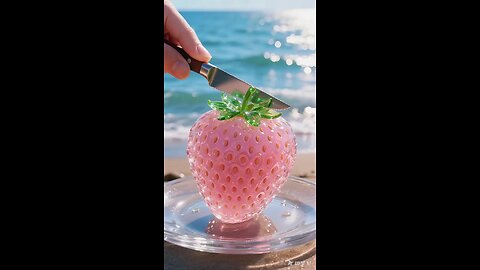 fruit cutting with knife