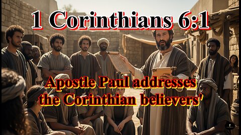 1 Corinthians 6:1, "Dare any of you, having a matter against another,