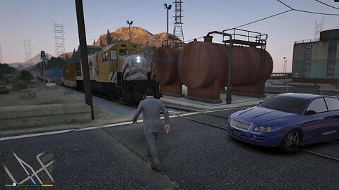 How to Stop the Train in GTA V | Epic Experiment