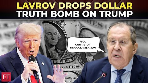 'Trump weaponising dollar, BRICS not afraid': Lavrov dares US President over 100% tariff threat