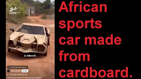 Anthony Cumia, Who says Africans are not inventive and creative ?