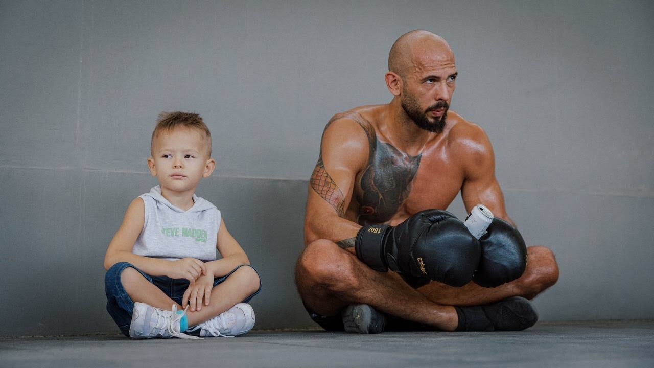 Tate SPARS 8 Year Old SON To Prepare For First FIGHT At $112M Bucharest Mansion