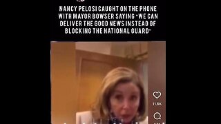 Anyone seen this? Nancy Pelosi on the Phone talking about the Blocking of the National Guard - Jan 6