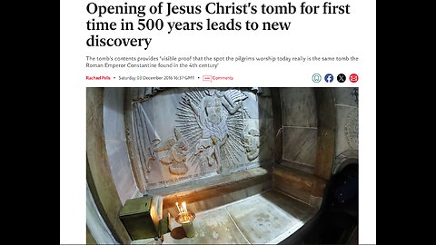 Shocking Discovery at the Tomb of Jesus Christ #jesus #news #bible
