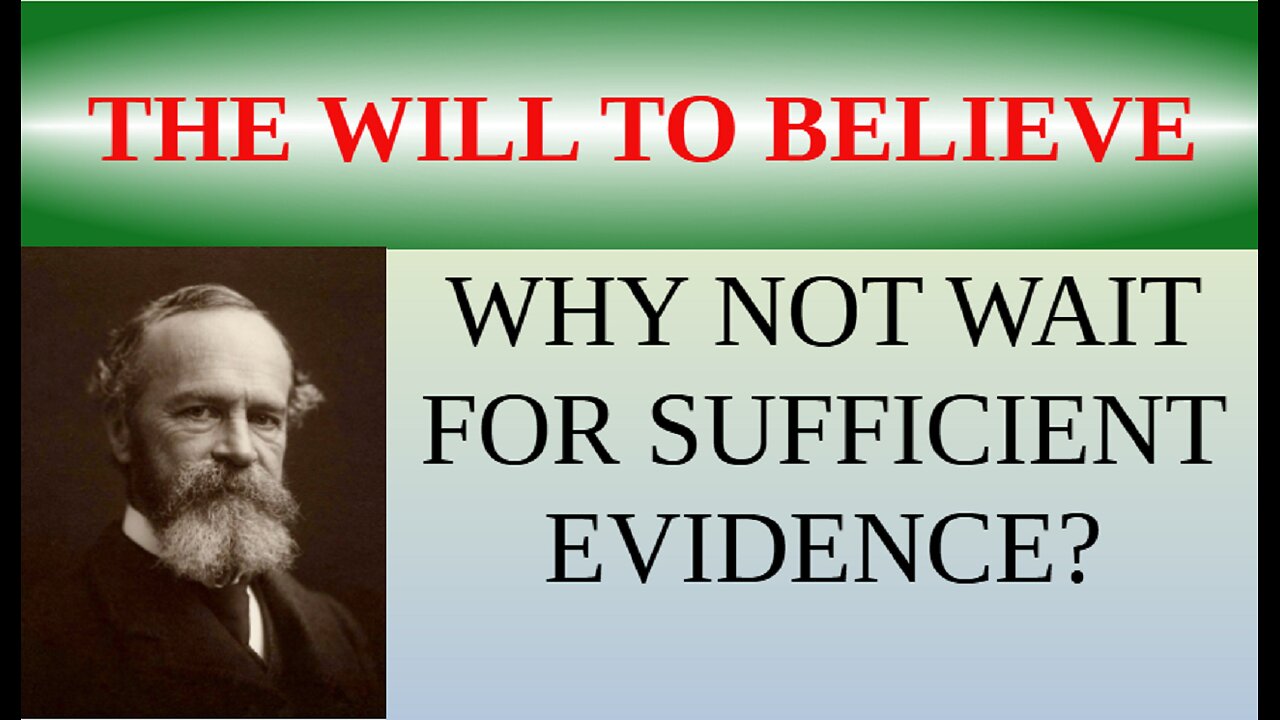 William James Defends Religious Faith