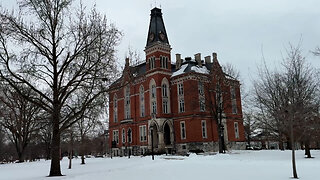 February 2, 2026 - DePauw’s Historic East College in the Snow
