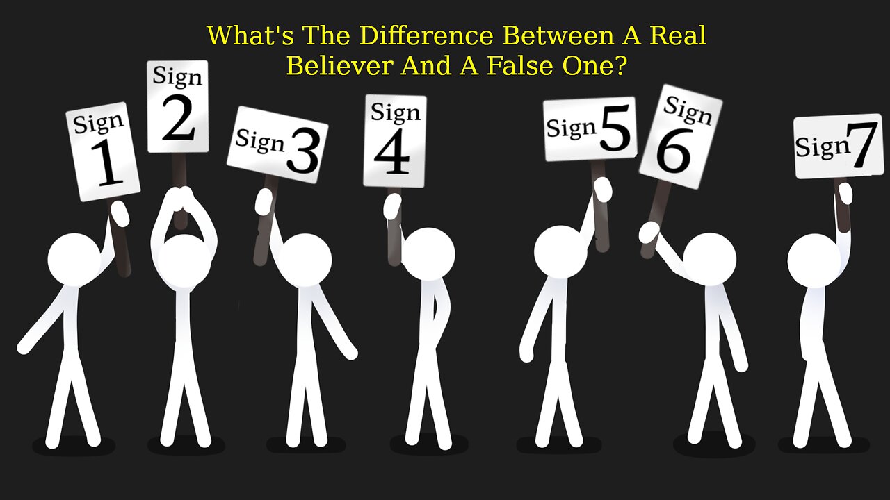 What's The Difference Between A Real Believer And A False One?