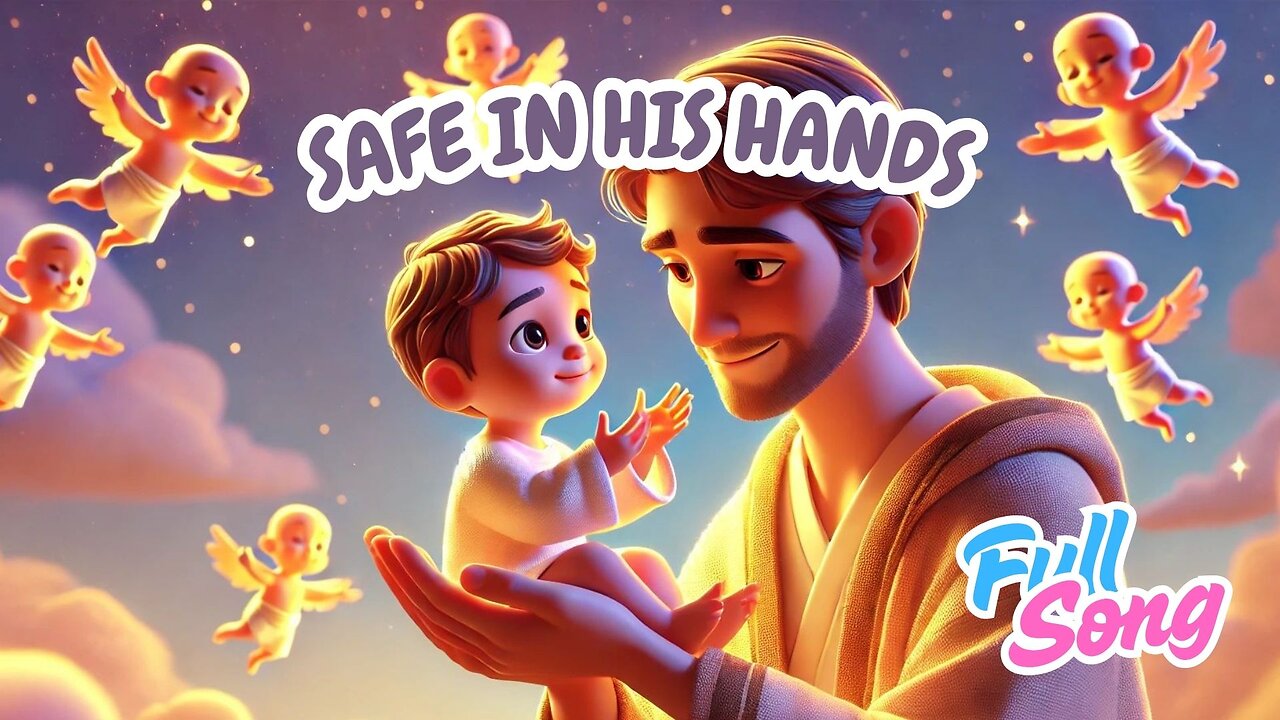 Safe in His Hands 👐💛 Gentle Gospel Lullaby for Kids