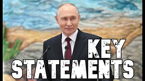 Putin's Key Statements on Trump Peace Plan, Truce — Ukraine, EU, NATO, US and More