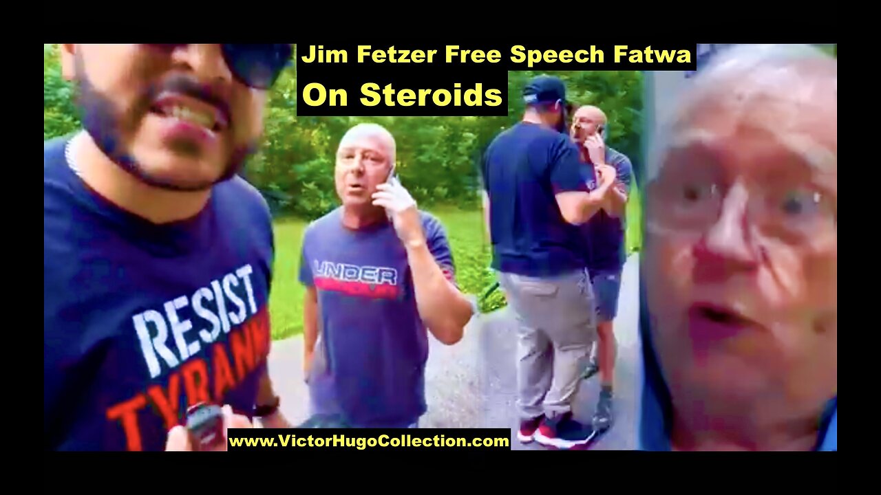 SHOCKING JIM FETZER FREE SPEECH FATWA ON STEROIDS Sgt Bryan Fahey Spit On Long Island Audit Reporter
