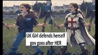 Young girl defends herself from migrant gets arrested, UK had fallen