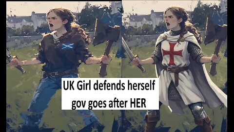 Young girl defends herself from migrant gets arrested, UK had fallen