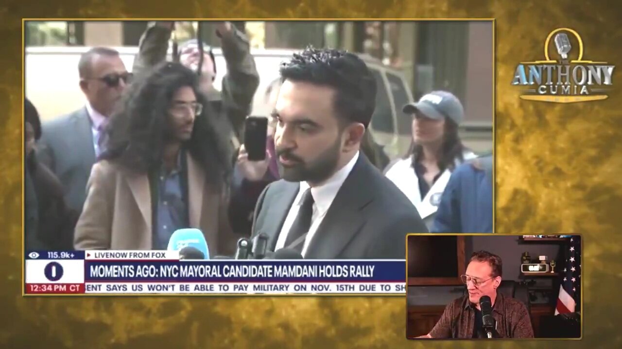 Anthony Cumia 🌃 Zohran Mamdani Caught in another Lie 👀