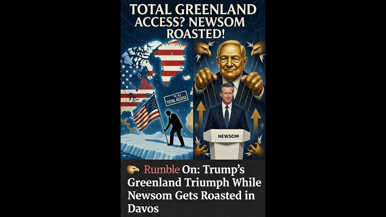 Rumble On: Trump's Greenland Triumph While Newsom Gets Roasted in Davos - Ep. 323, 1/23/26